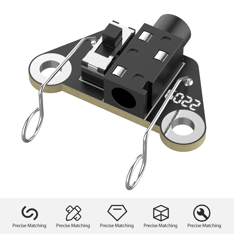 Double Paddle Key Socket Replacement - CW Key Automatic Stainless