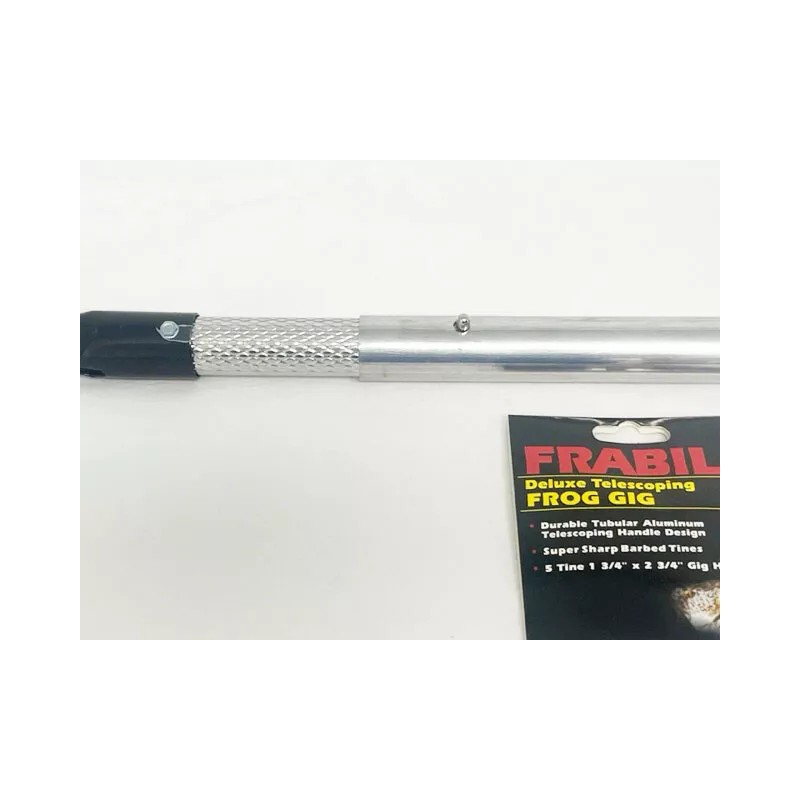 FRABILL FROG GIG/FISH SPEAR, 5 TINE, EXTENDABLE 6 TO 12