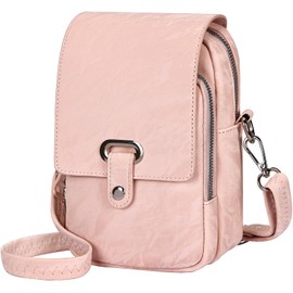 Leathario Crossbody Bag for Women, Leather Phone Bag, Cell Phone Purse, Travel Crossbody Purse, Cellphone Wallet for Shopping