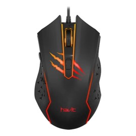 Mouse Gamer Gaming Havit Hv-ms1027 2400dpi 6 Botones Negro