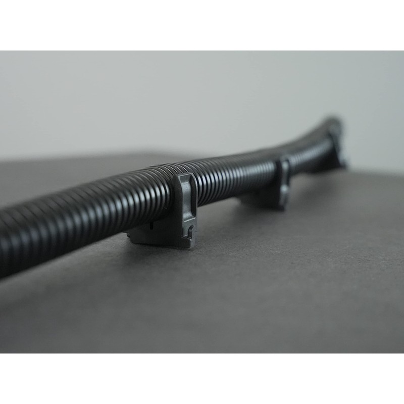 Pipe Clip 25 mm Black Set of 24