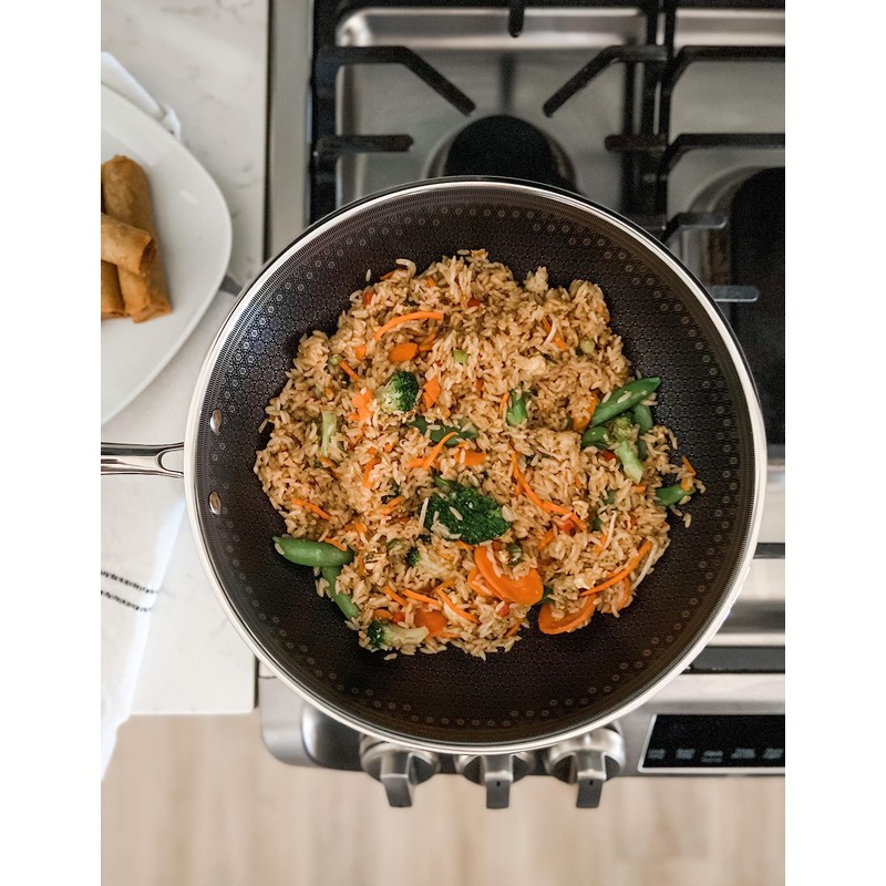 Black Cube CeramicQR Cookware Made in France Quick Release Wok,