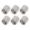 50Pcs Coupling Nut Round 304 Stainless Steel Rod Connector Nut