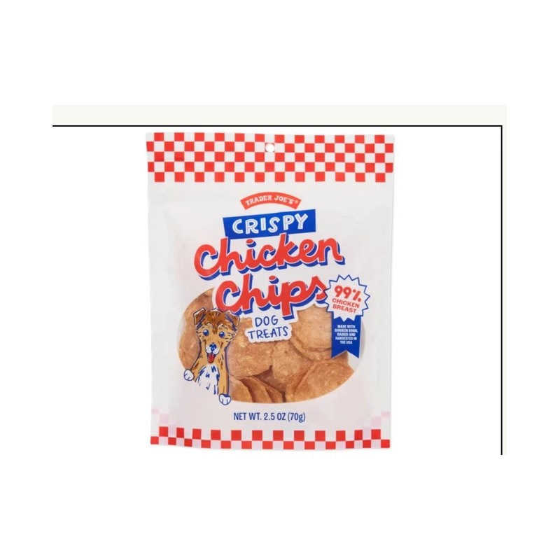 Trader Joe's 2 Packs Trader Joe’s Crispy Chicken Chips Dog