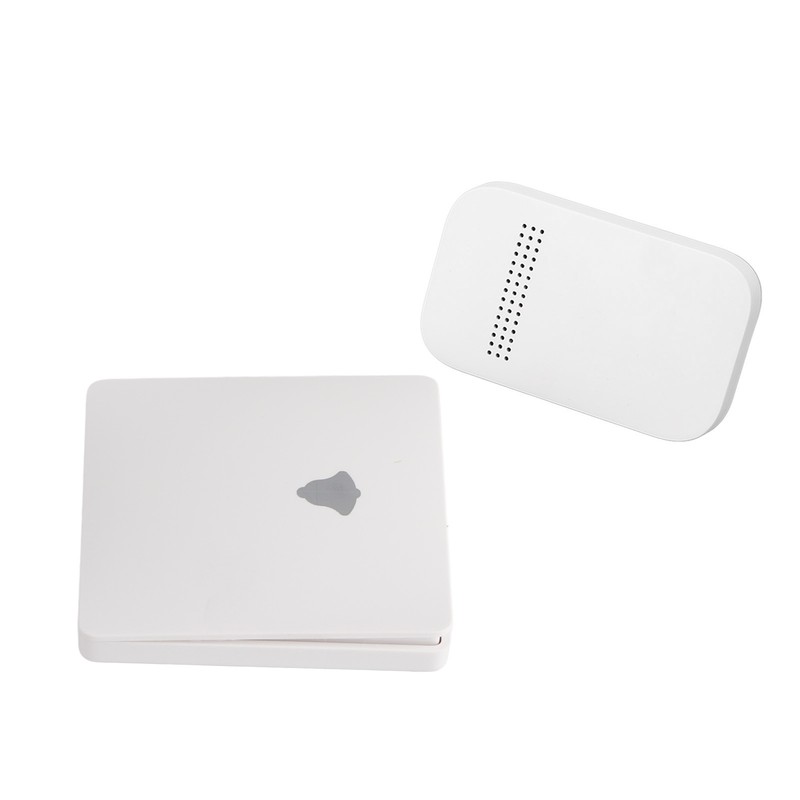 Wireless Doorbell Battery Free 86 Switch Plate 433MHz IP68 Waterproof