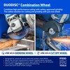PFERD 4-1/2" PSF DUODISC STEELOX Combination Cutting and Grinding Wheel