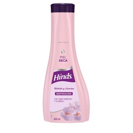 HINDS | Crema Corporal Inspiración | para Piel seca | hidrata y suavizan | hinds hidratine | con Vitamina A | piel suave y tersa | Crema corporal humecatante | 500 ml.
