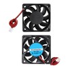 Jopto 2PCS Mini Silent Brushless Cooling Fan 60x60x15mm 6015 DC