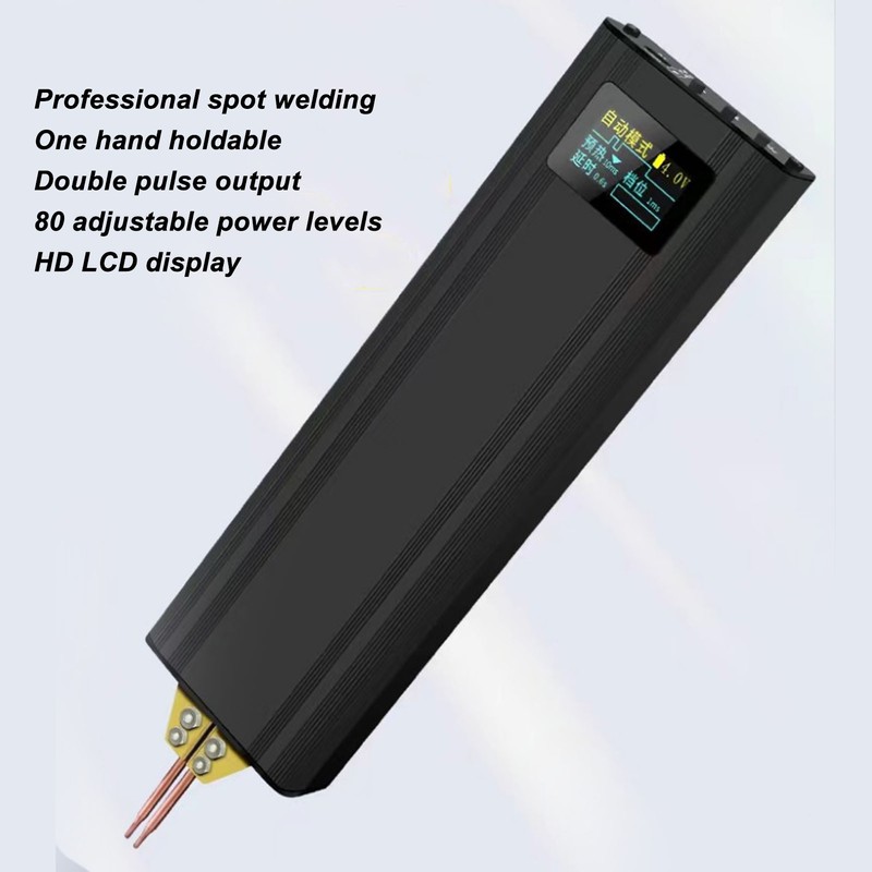 Portable Spot Welder Machine 80 Levels Adjustable Multiple Protection Digital