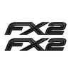 FX2 Sport Decals F Stickers Truck Bed Side/Black