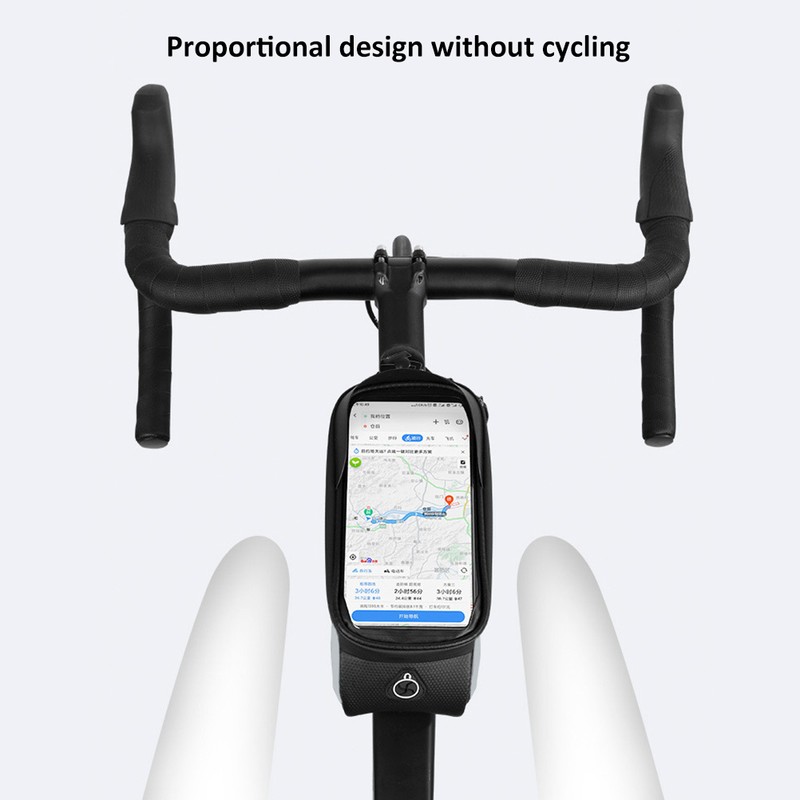 Bike Frame Bag Splash Proof Bike Pouch Bag Touch Screen