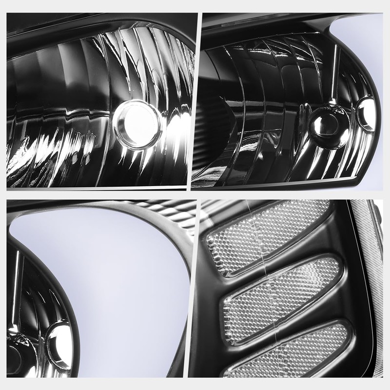 PM PERFORMOTOR [Pair] 3D Light Bar Headlights Assembly Compatible with