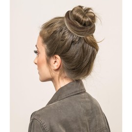 MUNSKT Hairpiece Bun 8 Colours - Voluminous Fake Bun with Elastic Band for Thin/Thick Hair, Natural Look Like Infinity Braids (Hair Accessories for Women) (12H24)