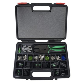 Astro Pneumatic Tool 9478 220-Piece Weather Pack Interchangeable Ratcheting Crimping Tool & Accessory Set