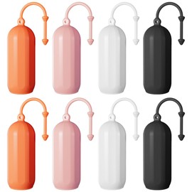 HAIKING Travel Bottle Sleeves, 8 Pcs Reusable Silione Accessory Elastic Sleeves for Washrooms, Cosmetics Stores, Travel, Business Trips (4 Colors)