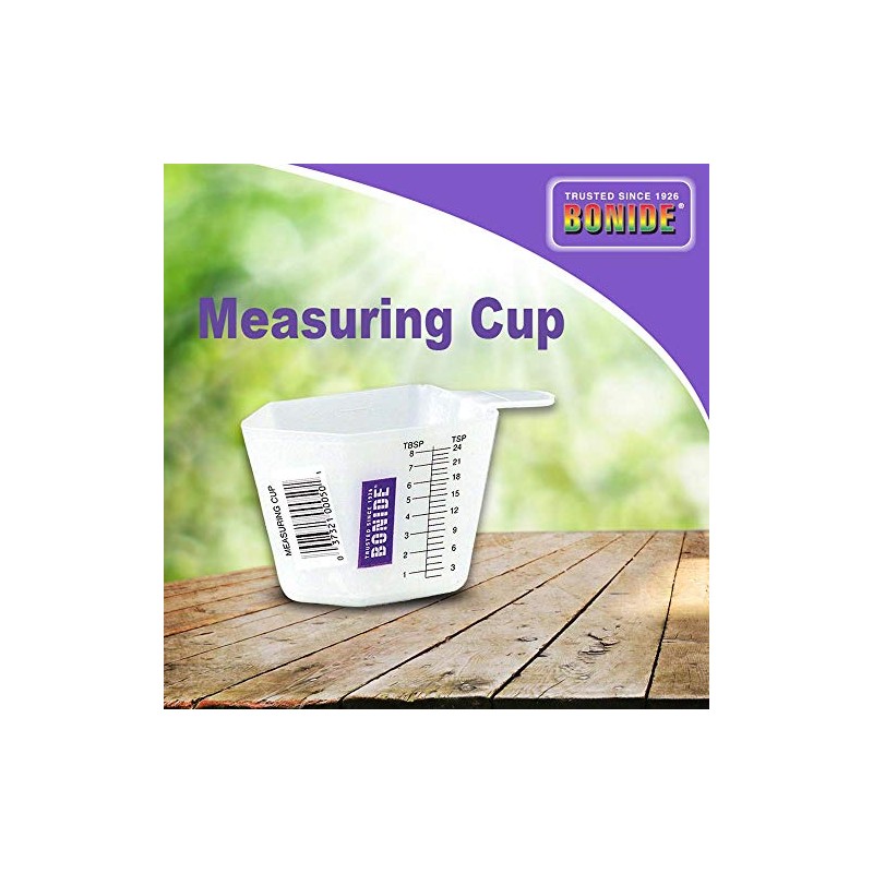 Bonide 4 oz Multipurpose Measuring Cups for Gardening Solutions, Measure