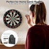 Dart Board Bracket Kit, Black Dartboard Wall Mount Set with