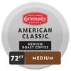 Community Coffee American Classic 72 Count Coffee Pods, Medium Roast,