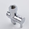 Tecmolog DSF007D 3-Way Valve Brass Diverter Valve 3/8 Inch 12/17
