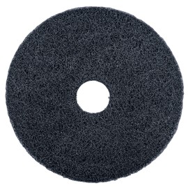 Virginia Abrasives 416-50164 Floor Maintenance Pads, Premium Non-Woven Pads, Heavy Duty Replacement for Cleaning and Polishing, Think Stripping Pads, Ideal for Synthetic Floors. 5 Pack 16" Black