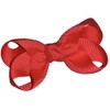 Solid Neon Peach Boutique Hair Bow 3" MADE IN USA