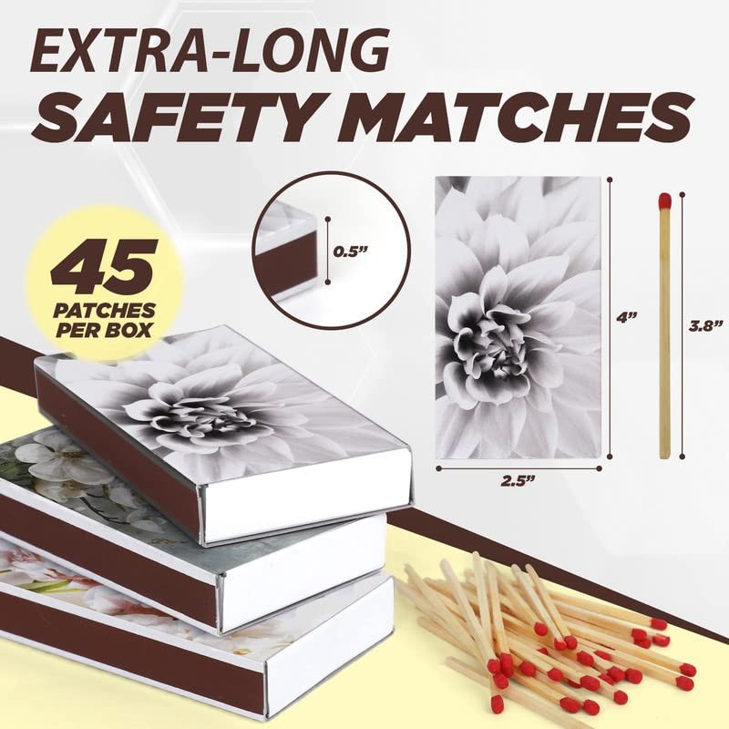 Box Matches, Long Wooden Matches, Strike on Box - Kitchen