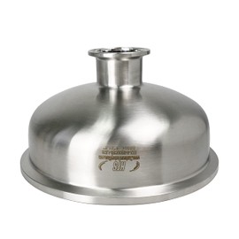 HFS(R) Tri Clamp 1.5" to 6" Hemispherical Bowl Reducers Sanitary Fittings 304 Stainless Steel