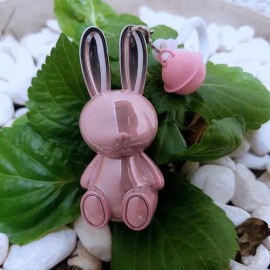 Gege Bear Labial Llavero Conejo Kawaii Mate Lipstick Coreano                                                                                          