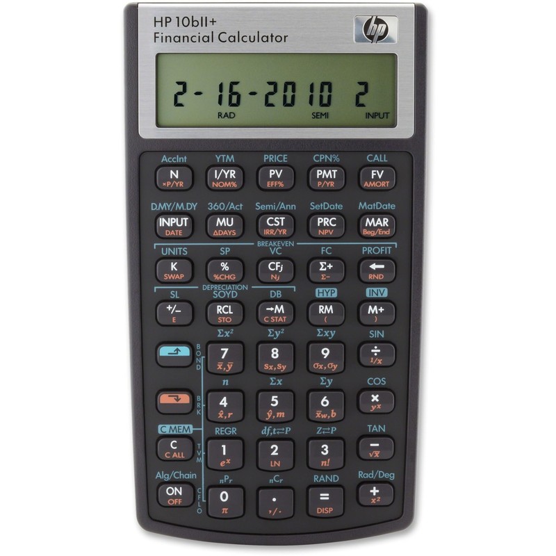 HP HP 10bII+ Financial Calculator
