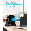 BLACK+DECKER 7-Inch Portable Turbo Fan, 3-Speed Settings, Desktop Personal Cooling