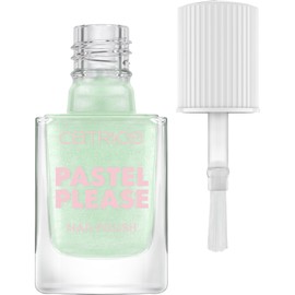 Catrice Pastel Please Nail Polish 040 Mint Breeze Shimmer Nail Polish in Light Green, Intense, Highly Pigmented, Vegan, 10.5 ml