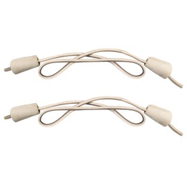 Endoto Elastic Shoelaces Strings Replacement Laces for Hey Dude Shoes(Color:Beige,Size:18Inch)