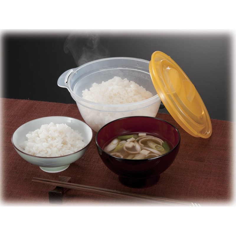 MIクリエーションズ 手早く! 3役 レンジ調理器 KB-520 茹でる 蒸す 炊くレシピ付き