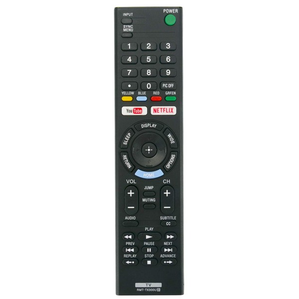 New RMT-TX300U RMTTX300U Replacement Remote Control fit for Sony Bravia