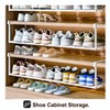HGZBS Expandable Shoe Rack Organizer - Adjustable Shoe Rack &