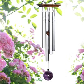 Woodstock Chimes WAGR The Original Guaranteed Musically Tuned Wind Chime, Amethyst