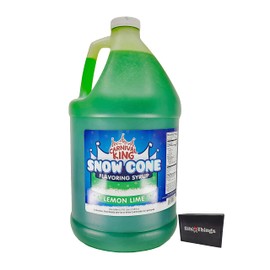 Snow Cone Flavoring Syrup 1 Gallon | (128 fl oz., Lemon Lime)