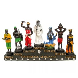 New 7 African Powers Orisha Statue IFA / Estatua 7 Potencias Africanas Santeria