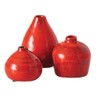 Sullivans Ceramic Vase Set- 3 Small Vases, Rustic Home Décor,