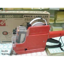 V-6600 Kennzeichnung Pricing Gun 2- Linien, 10x10 Digits, Etikett Größe: 16 / 23mm, Holen Sie Sich eine Ersatz Ink GRATIS!