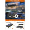 Gtliba Solar Fence Lights Outdoor 10 Colors, Warm White &