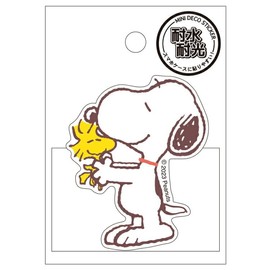 Kami 216600 [Made in Japan] [Snoopy] [SNOOPY] Mini Decor Sticker [Hugging] [Snoopy and Woodstock] [Peanuts]