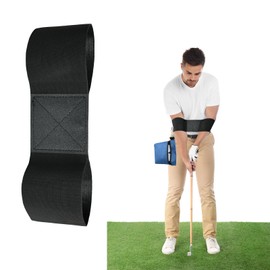 Golf Training Aids, Golf Grip Training Aid Arm Band, Golf Wrist Training Aid, Golf Training Belt With Golf Waist Bag Portable Tool Bag, Posture Correction, Golf Swing Trainers