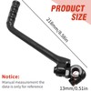 Hoypeyfiy 13mm Kick Starter Pedal Lever, Black Kick Starter Lever,