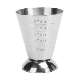 75ml Cocktail Jigger, Stainless Steel Measuring Cup with Scale Multifunctional Modern Simple Cocktail Jigger Ounce Cup for Bar Home Hotel