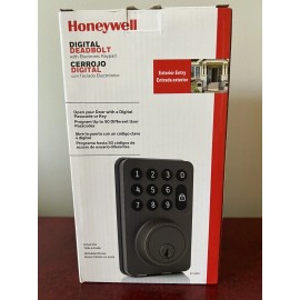 Honeywell Digital Deadbolt Door Lock Electronic Keypad - Oil Rubbed Bronze NEW