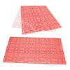 WOONEKY Brick Wall Christmas Tablecloth Set Picnic Table Cover Pe