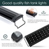 AQQA Aquarium Light,Full Spectrum LED Fish Tank Lights,12"-54" Adjustable Multi-Color