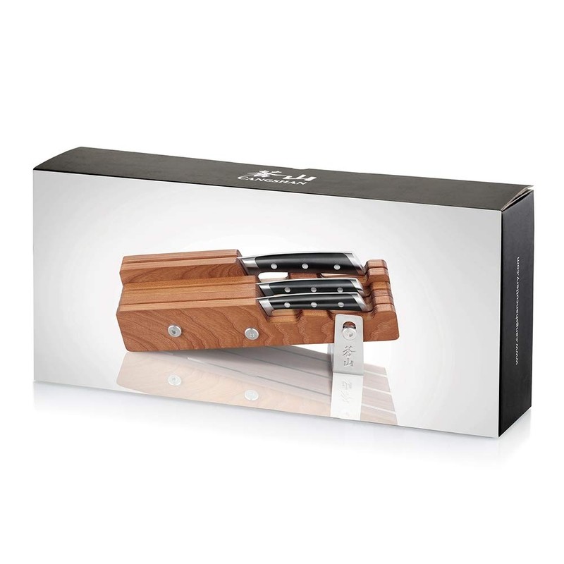 Cangshan S Series 61864 German Steel Forged 4-Piece Starter Knife