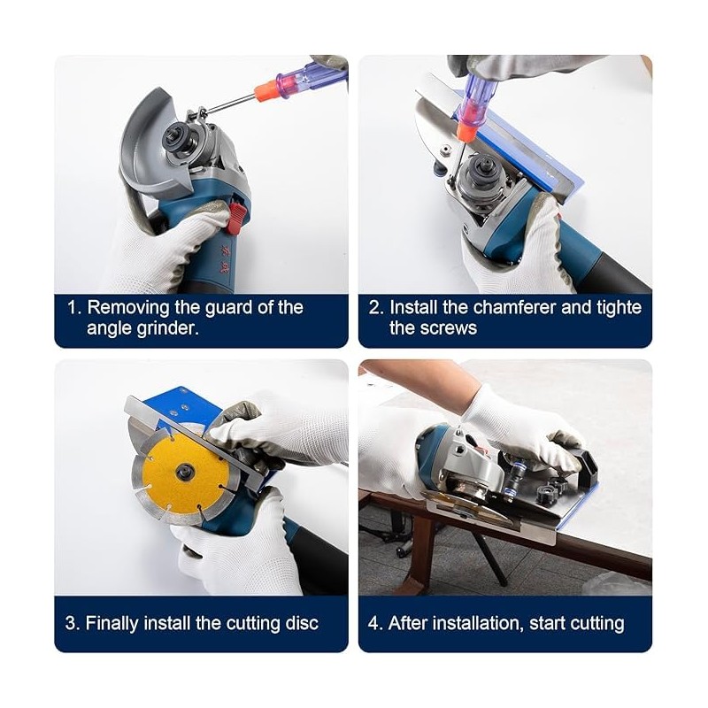 LALOCAPEYO Angle Grinder Stand Grinder Holder,100 Angle Grinder Tile Chamfering